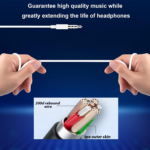 Wireless Earbuds, Bluetooth 5.4 HiFi Stereo Headphones with Noise Cancelling Mic, 50H Playback in Ear Buds with LED Digital Display, IPX7 Waterproof Earphones for Office/Running/Workout White - Image 2