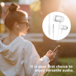 Wireless Earbuds, Bluetooth 5.4 HiFi Stereo Headphones with Noise Cancelling Mic, 50H Playback in Ear Buds with LED Digital Display, IPX7 Waterproof Earphones for Office/Running/Workout White - Image 3