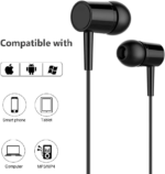 Wireless Earbuds, Bluetooth 5.4 HiFi Stereo Headphones with Noise Cancelling Mic, 50H Playback in Ear Buds with LED Digital Display, IPX7 Waterproof Earphones for Office/Running/Workout White - Image 5