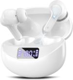 Wireless Earbuds, Sports Bluetooth Headphones, 80Hrs Playtime Ear Buds with LED Power Display, Noise Canceling Headset, IPX7 Waterproof Earphones for Workout/Running - Image 4