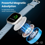 Travel Essentials, 3 in 2 USB A/C Cable to iPhone 17 Charger/Apple Watch Charger/IP, Braided Multi Charging Cable Cord, RV Camping Essentials, Designed for iWatch Series & iPhone17-11/iPad - Image 4