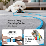 Travel Essentials, 3 in 2 USB A/C Cable to iPhone 17 Charger/Apple Watch Charger/IP, Braided Multi Charging Cable Cord, RV Camping Essentials, Designed for iWatch Series & iPhone17-11/iPad - Image 6